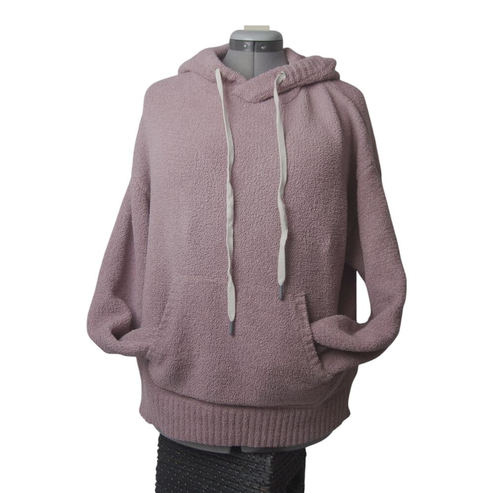UGG Pink Sweater Kangroo Pocket Long Sleeve Fuzzy Cozycoe Hooded
